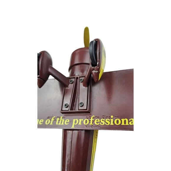 Vintage Stearman Bi-Wing Bank Die Cast Airplane Golden Rule Lumber Liberty Promo - Picture 8 of 11